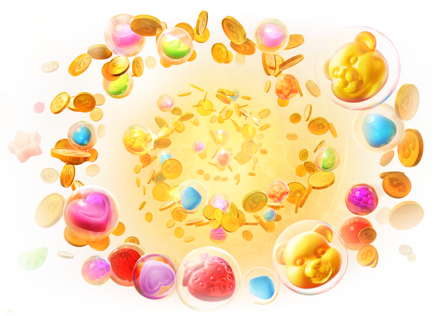 Game Banner Fruity Candy